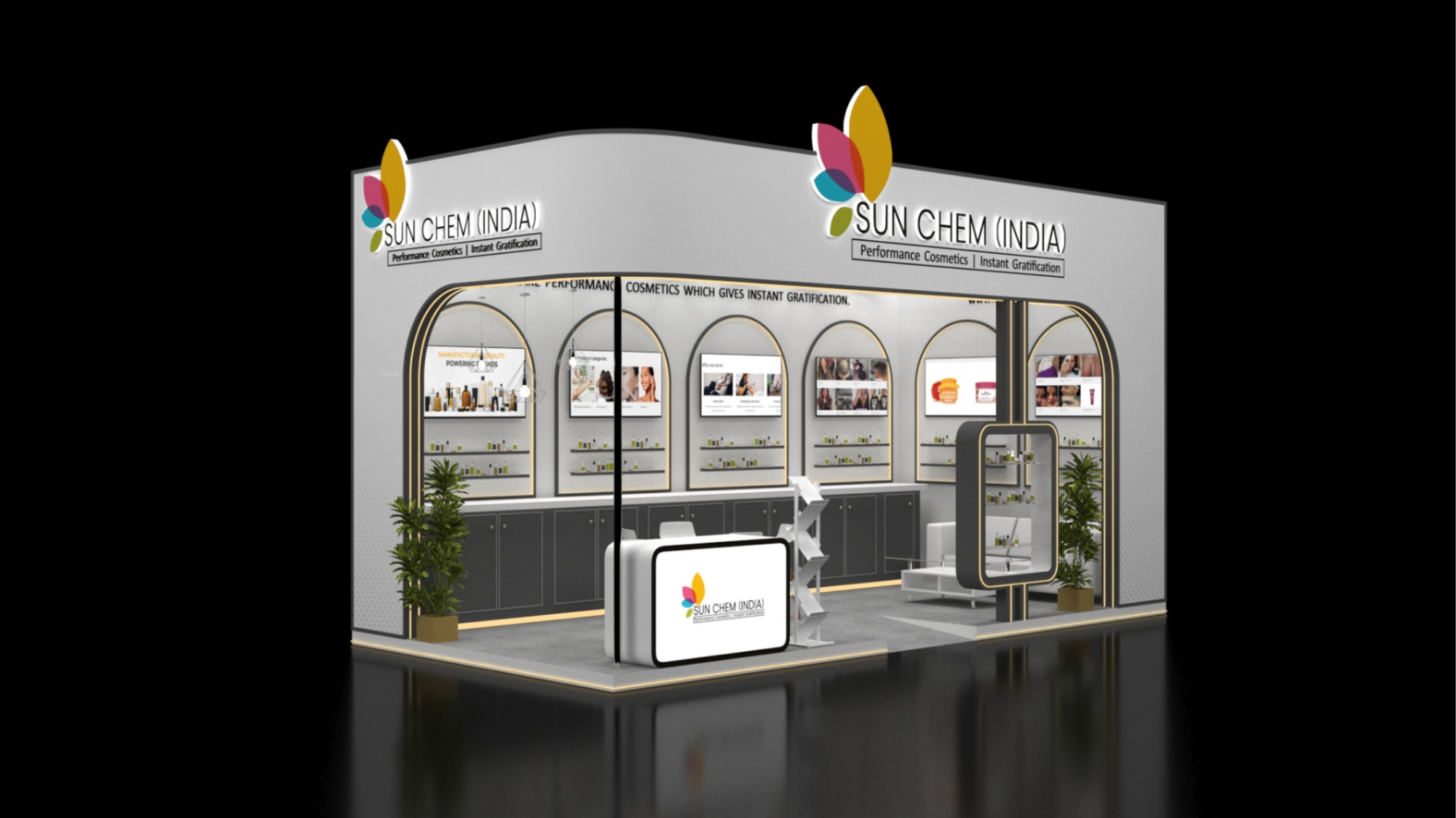 Sunchem Exhibition booth